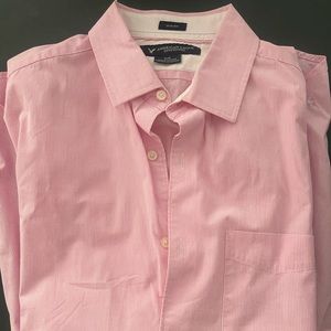 American Eagle Pink Button Down Slim M